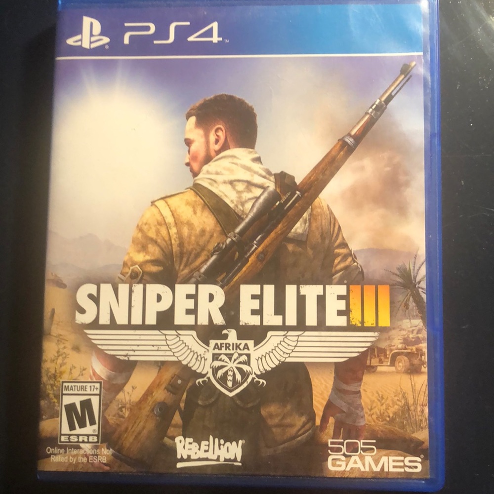 PS4 Game: Sniper Elite 3